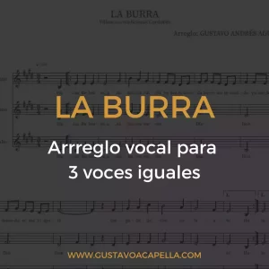 Arreglo vocal de la burra